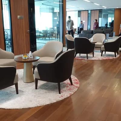 Pwc lounge area