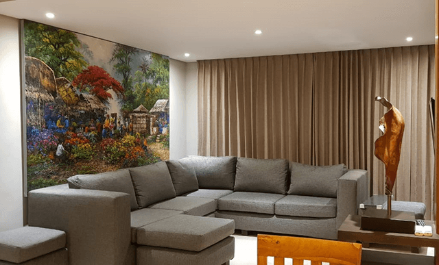 Bali private villa living room